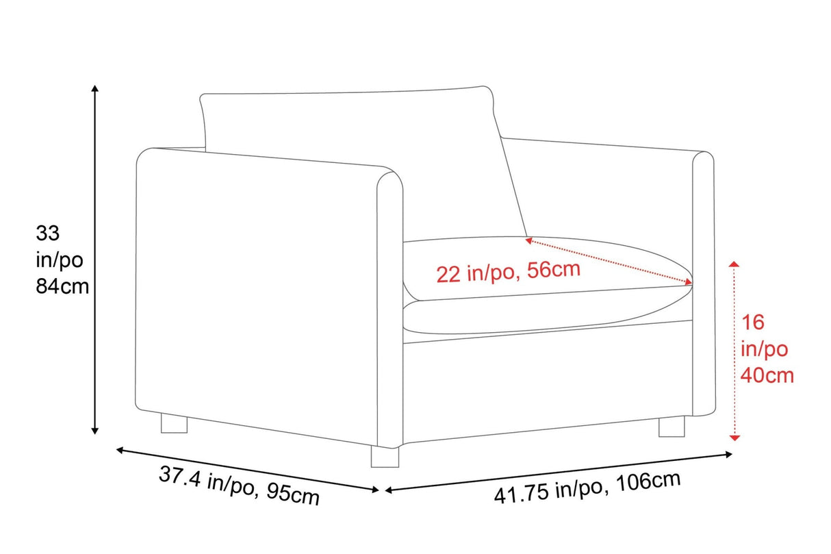 Katherine Fabric Accent Chair