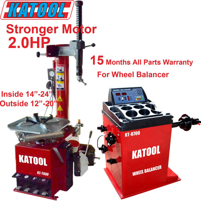 Katool Tire Changer T800 & Wheel Balancer B700