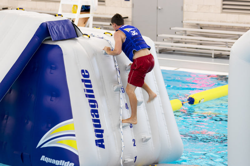 Aqauaglide King of The Mountain Inflatable Wall/slide Combo (Complete Set)