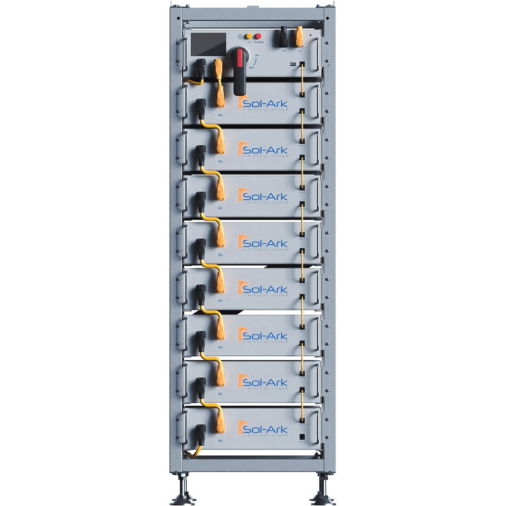Sol-Ark 40kWh Battery Bank IP20 Indoor for use w/ Sol-Ark 30K-3P