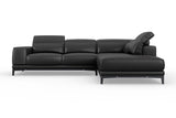 Valletta Leather Corner Sectional Sofa
