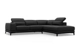 Valletta Leather Corner Sectional Sofa