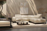 Valletta Leather Corner Sectional Sofa