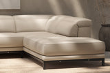 Valletta Leather Corner Sectional Sofa