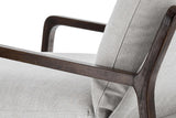 Lagon Fabric & Wood Accent Chair