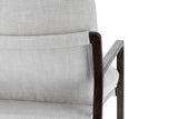 Lagon Fabric & Wood Accent Chair