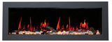 2025 New Litedeer Homes Latitude II 68" Smart Electric Fireplace with Multi-flame Style, APP Driftwood Log & River Rock - ZEF68X