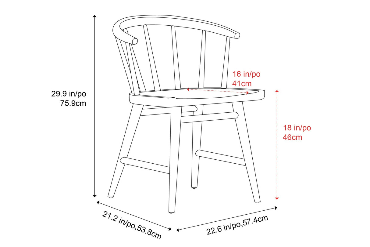 Lauryn Wood Dining Chair
