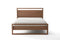 Valencia Leah Natural Solid Wood Queen Bed Frame, Natural