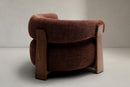 Valencia Leia Fabric Armchair, Brown