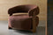 Valencia Leia Fabric Armchair, Brown