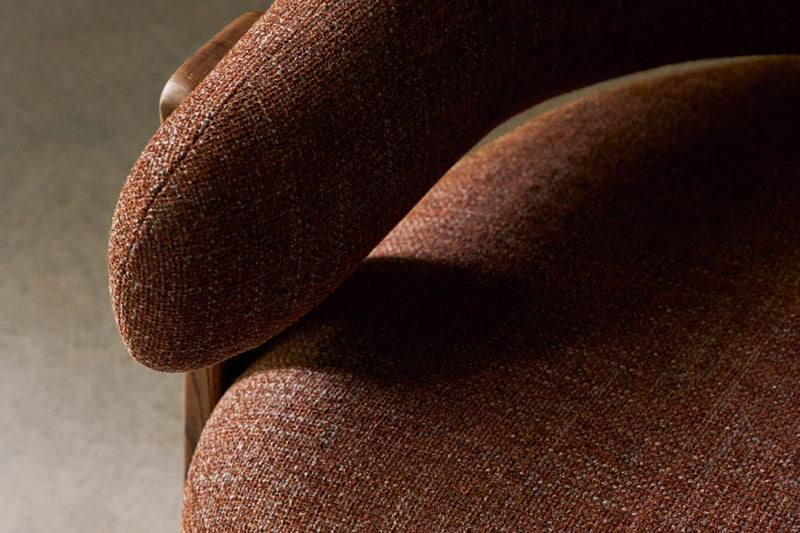 Valencia Leia Fabric Armchair, Brown