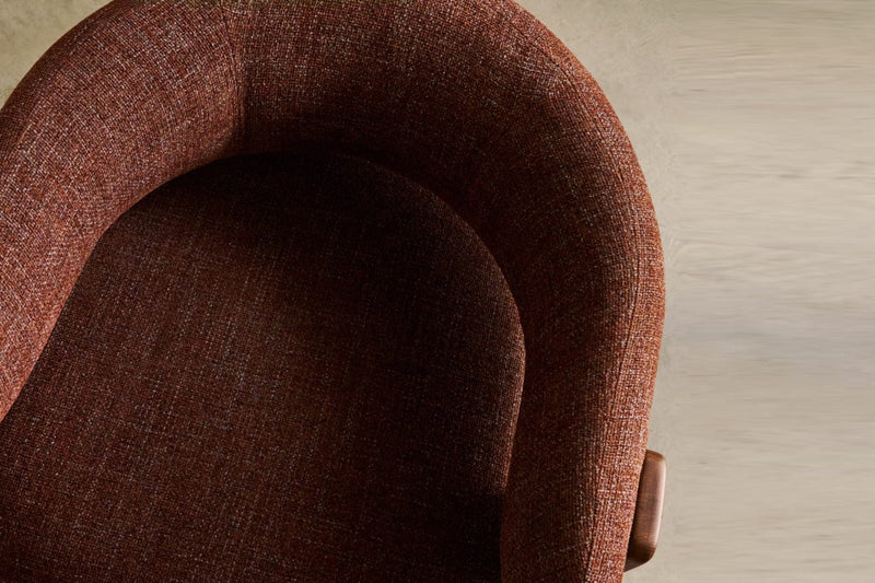 Valencia Leia Fabric Armchair, Brown