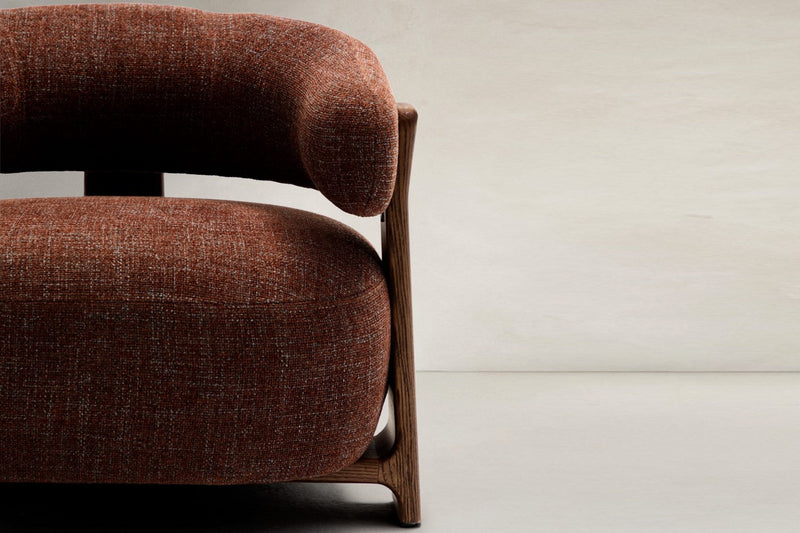 Valencia Leia Fabric Armchair, Brown