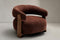 Valencia Leia Fabric Armchair, Brown