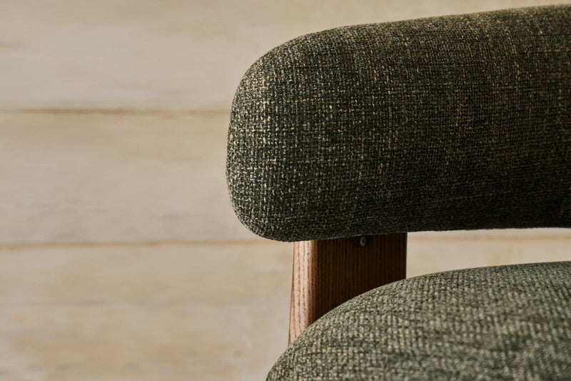 Valencia Leia Fabric Armchair, Olive Green