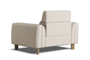 Valencia Lesley Top Grain Leather Single Recliner Seat, Beige