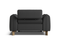 Valencia Lesley Top Grain Leather Single Recliner Seat, Black