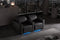 Valencia Barcelona Leather Home Theater Seating Row of 5, Charcoal Grey