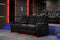 Valencia 2025 New Tuscany Leather Home Theater Seating Single, Midnight Black