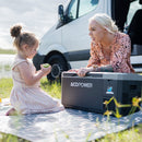 Mini Solar Powered Car Fridge Freezer, 29 Quarts