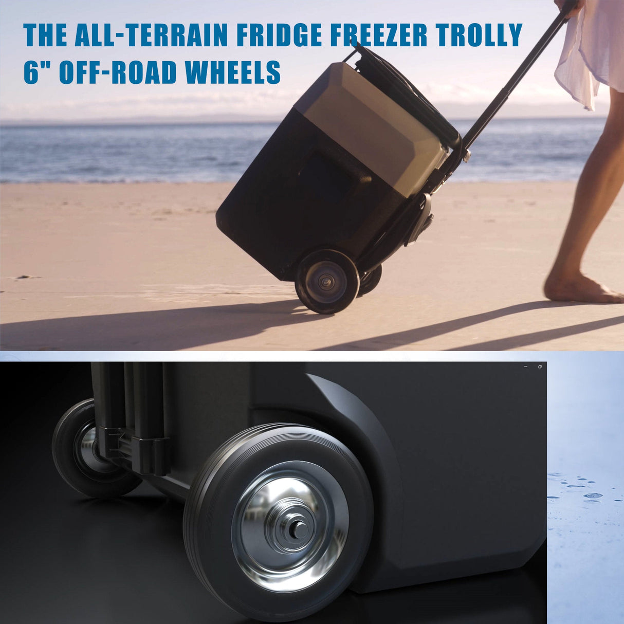 Pro Portable Solar Fridge Freezer, 32 Quarts