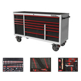 Pro Series | Loaded 72" 14-Drawer Rolling Tool Box