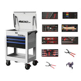 Pro Series | 28" 3-Drawer Flip-Top Service Cart with Quick Service Master Tool Set
