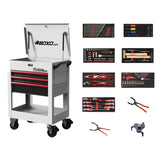 Pro Series | 28" 3-Drawer Flip-Top Service Cart with Quick Service Master Tool Set