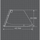 Loflin Fabrication Skid Steer Cake Manure Bucket