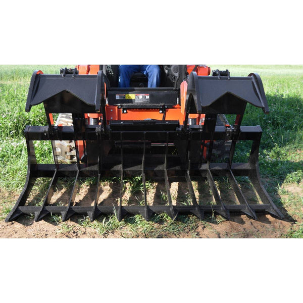 Loflin Fabrication Skid Steer Root Grapple, Xtra Heavy Duty