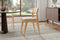 Valencia Lucrezia Wood Dining Chair, White Oak (Set of 2)