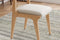 Valencia Lucrezia Wood Dining Chair, White Oak (Set of 2)
