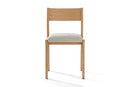 Valencia Lucrezia Wood Dining Chair, White Oak (Set of 2)