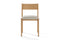 Valencia Lucrezia Wood Dining Chair, White Oak (Set of 2)