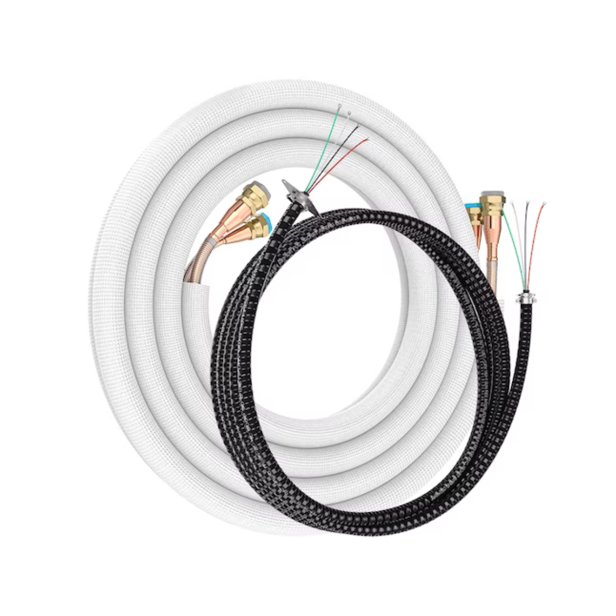 MRCOOL® 35 ft. 1/4in x 1/2in Pre-Charged Line-Set and DIY Pro Cable for DIY 9000, 12000 and 18000 BTU Systems - R-454B