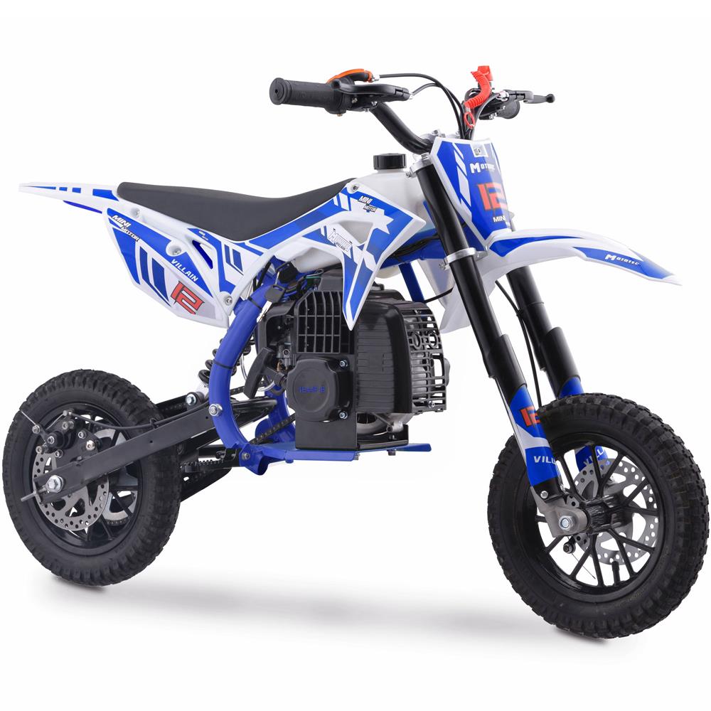 MotoTec | Villain 52cc 2-Stroke Kids Gas Dirt Bike