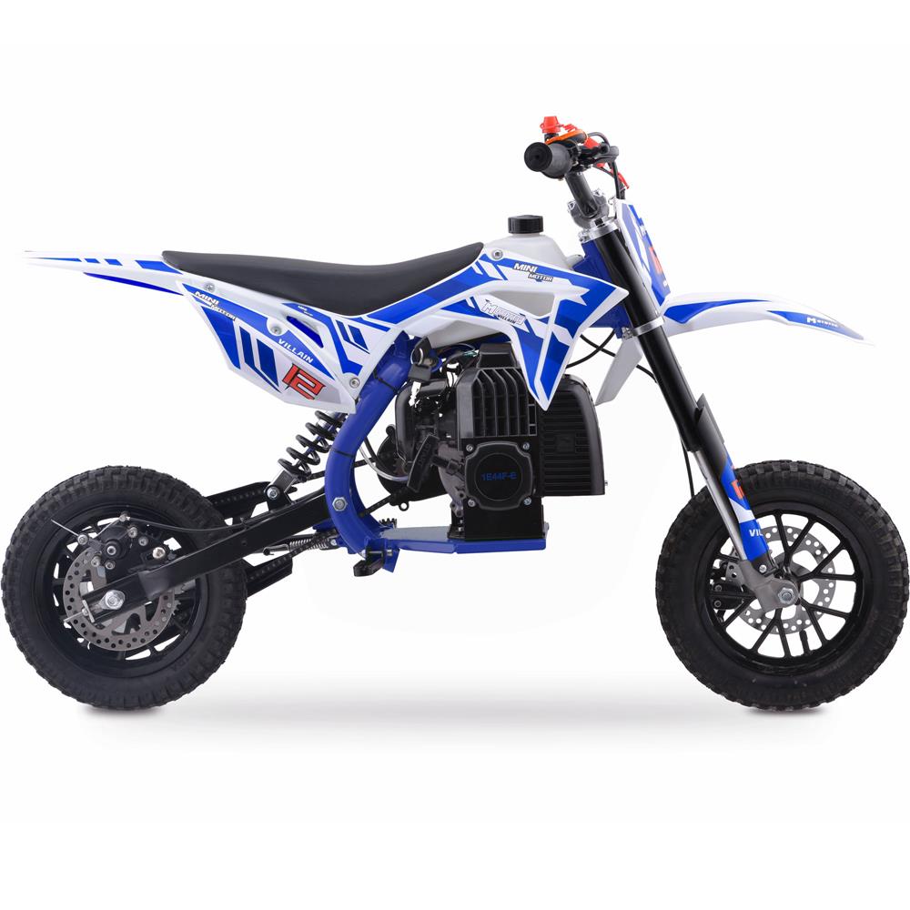 MotoTec | Villain 52cc 2-Stroke Kids Gas Dirt Bike