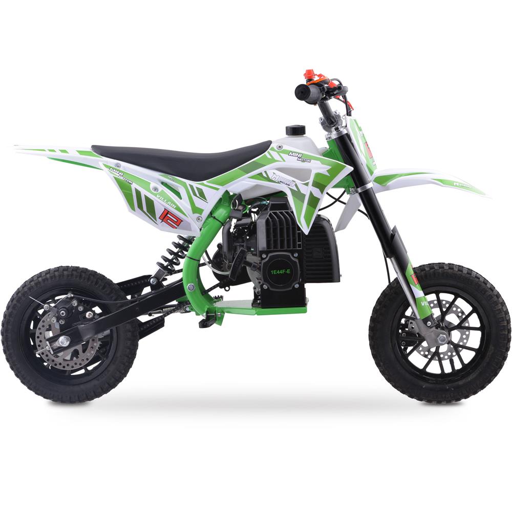 MotoTec | Villain 52cc 2-Stroke Kids Gas Dirt Bike