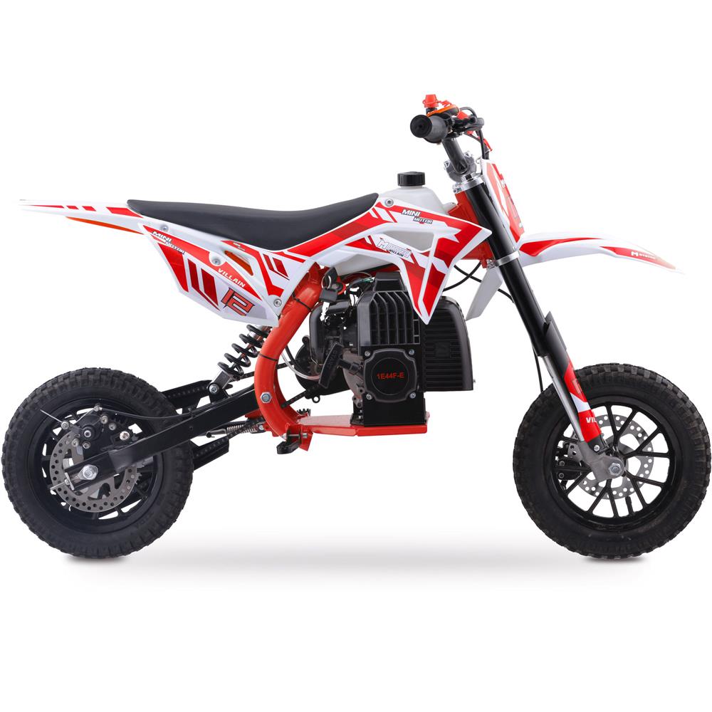 MotoTec | Villain 52cc 2-Stroke Kids Gas Dirt Bike