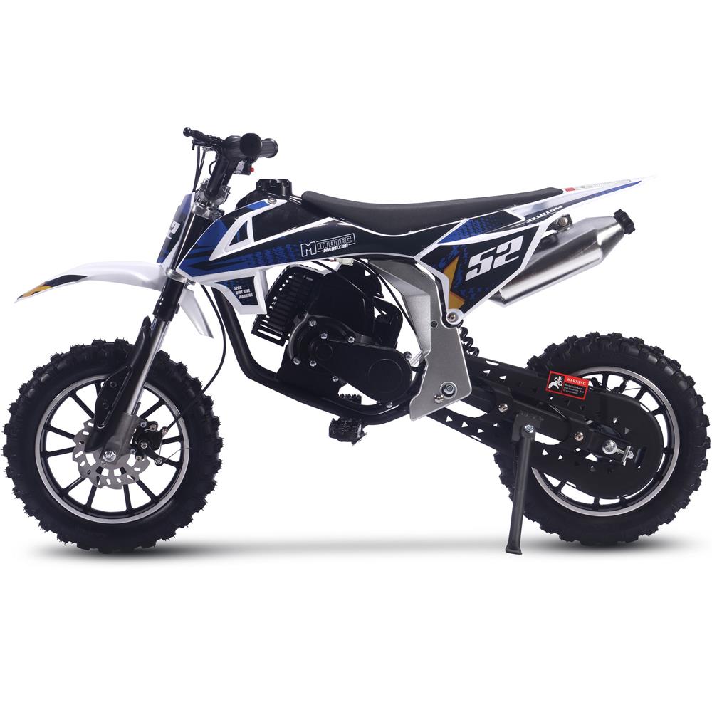 MotoTec | Warrior 52cc 2-Stroke Kids Gas Dirt Bike