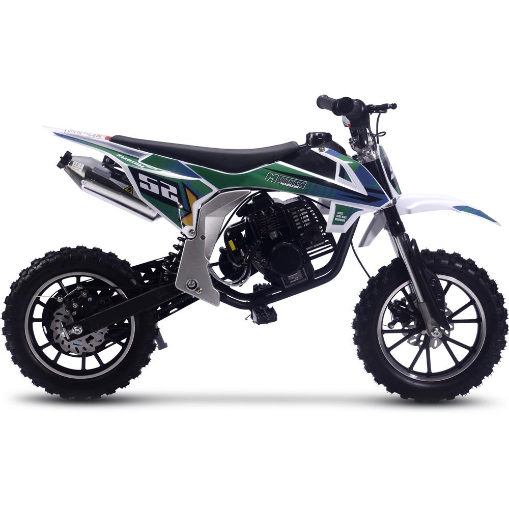 MotoTec | Warrior 52cc 2-Stroke Kids Gas Dirt Bike