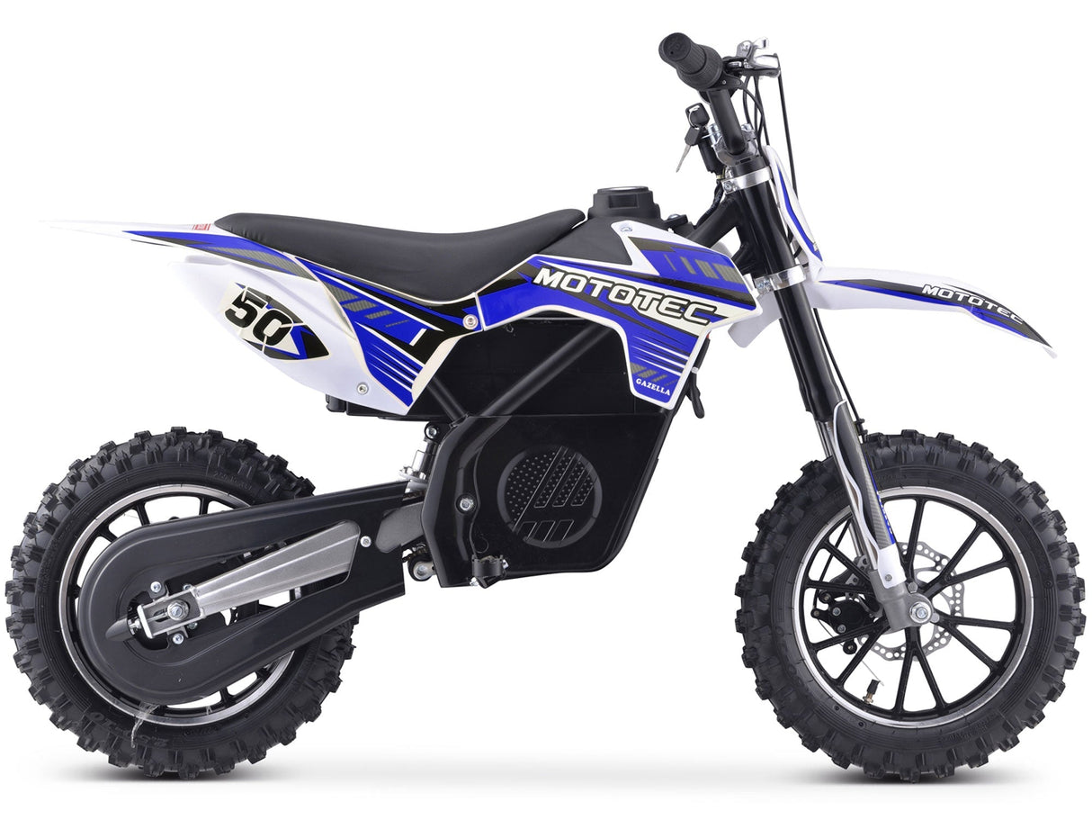 MotoTec | Gazella 24V/12Ah 500W Electric Dirt Bike