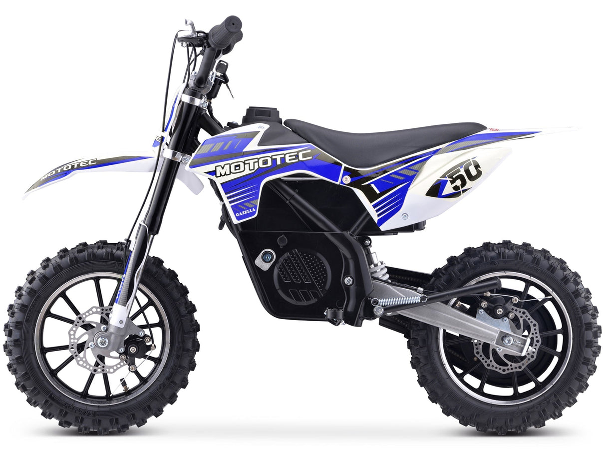 MotoTec | Gazella 24V/12Ah 500W Electric Dirt Bike