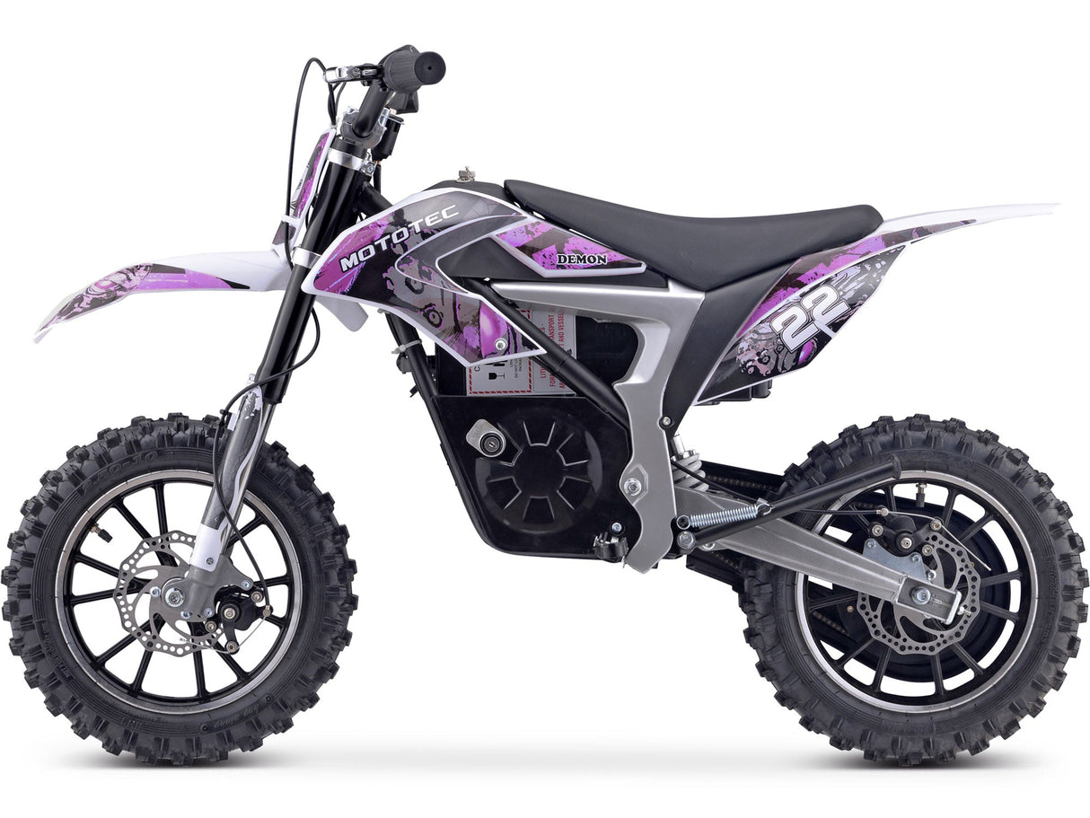 MotoTec | Demon 36V/8Ah 500W Lithium Electric Dirt Bike