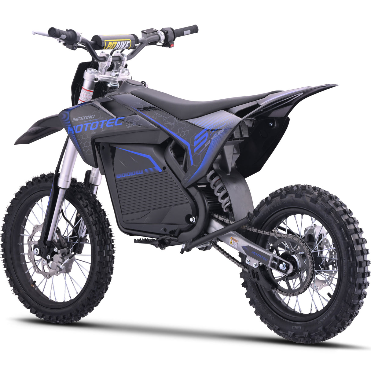 MotoTec Pro 72V/30Ah 5000W Off-Road Electric Dirt Bike