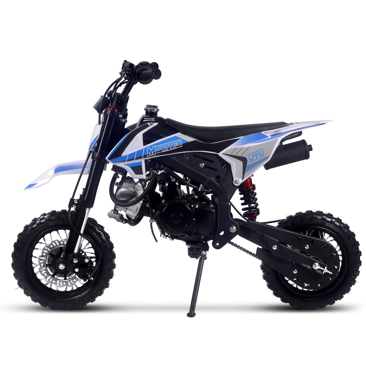 MotoTec | Hooligan 72cc 4-Stroke Gas Dirt Bike | MT-DB-HOOLIGAN-72CC-BLUE