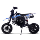 MotoTec | Hooligan 72cc 4-Stroke Gas Dirt Bike | MT-DB-HOOLIGAN-72CC-BLUE