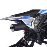 MotoTec | Hooligan 72cc 4-Stroke Gas Dirt Bike | MT-DB-HOOLIGAN-72CC-BLUE