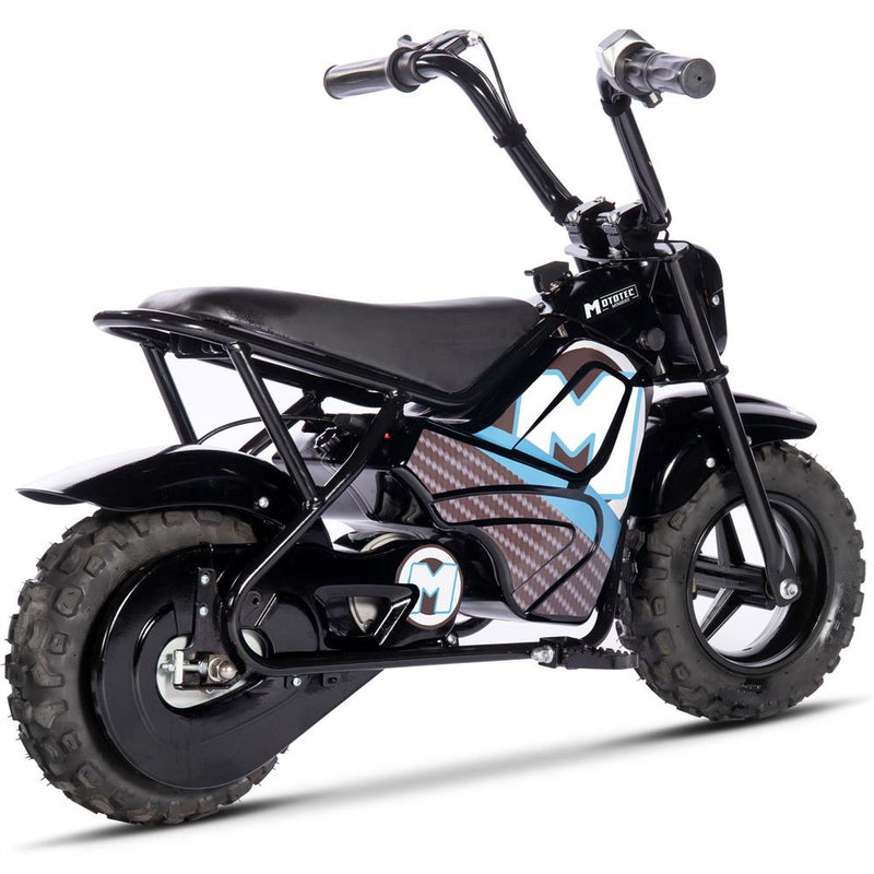MotoTec | 24V/9Ah 250W Electric Mini Bike | MT-MiniBike-24v-250w_Black